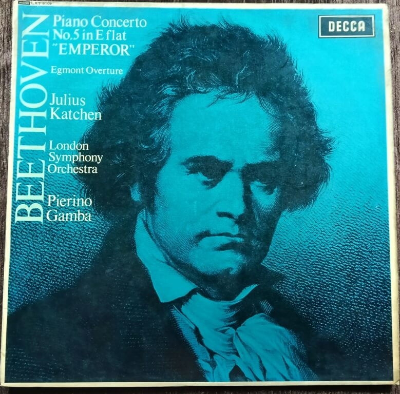 Beethoven, Julius Katchen, London Symphony Orchestra, Pierino Gamba – Piano Concerto No.5 In E Flat "Emperor" / Egmont Overture (1964) Pre-Owned Decca Vinyl, 12" LP Record