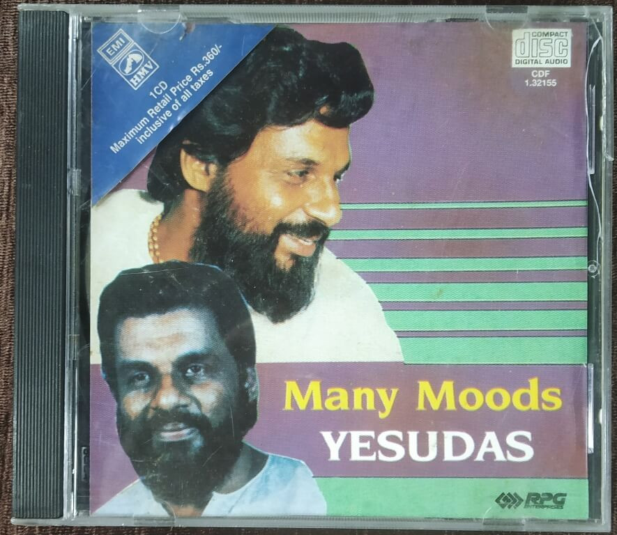 Yesudas - Many Mood Yesudas (1992) Compilation Pre-Owned EMI Imported Audio CD
