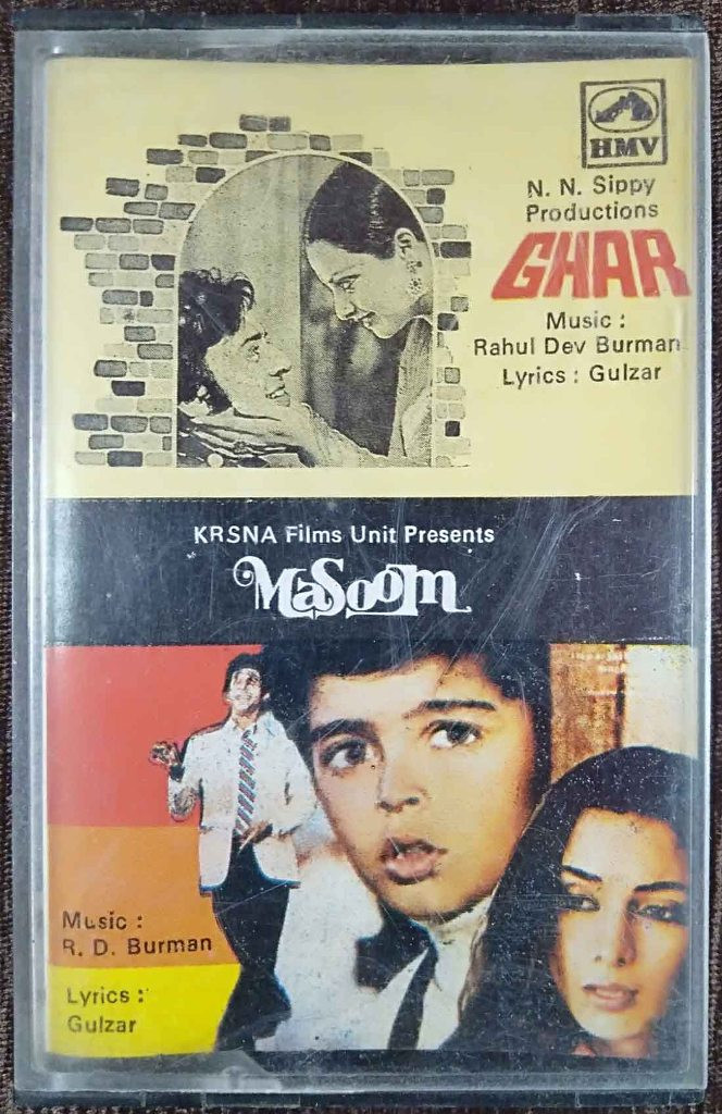 Ghar (1977) Rahul Dev Burman / Masoom (1982) Rahul Dev Burman Pre-Owned HMV Audio Cassette