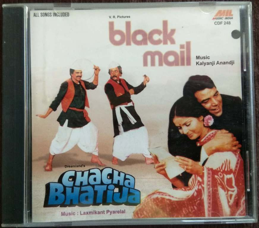 Black Mail - Chacha Bhatija (1973-1976) Kalyanji-Anandji/Laxmikant-Pyarelal Pre-Owned MIL Audio CD