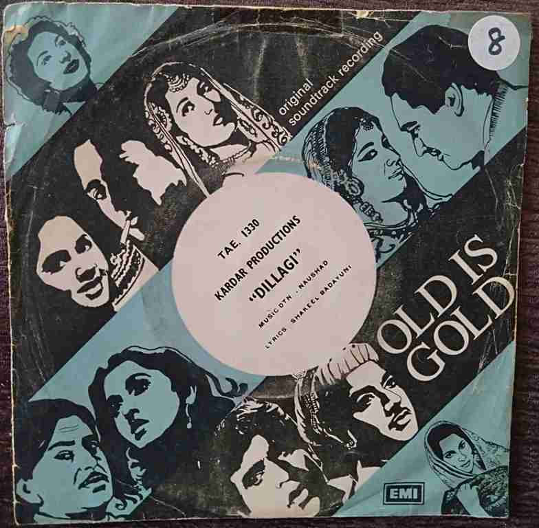 Dillagi (1966) Naushad Pre-Owned Vinyl, 7" EP Record