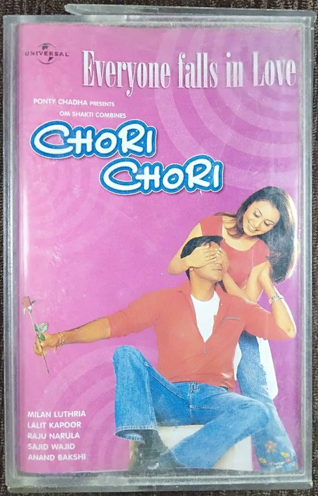 Chori Chori (2001) Sajid-Wajid Pre-Owned Universal, Music India Audio Cassette