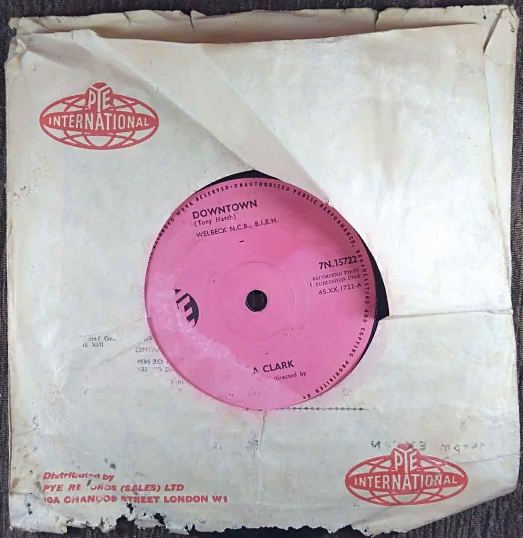 Petula Clark - Downtown (1964) Tony Hatch Pre-Owned Vinyl, 7" Imported SP Record