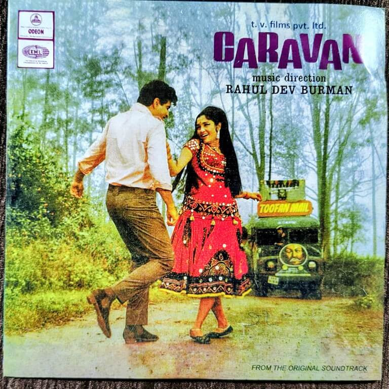 Caravan (1971) Rahul Dev Burman Pre-Owned Vinyl, 7" Odeon SP Record