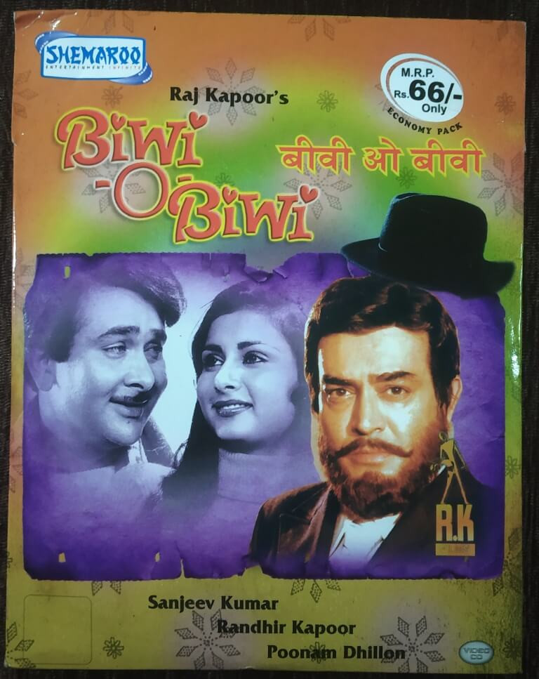Biwi O Biwi (1981) Rahul Rawail Pre-Owned Shemaroo Double Video CD