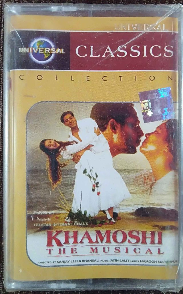 Khamoshi - The Musical (1996) Jatin-Lalit Pre-Owned Universal Audio Cassette