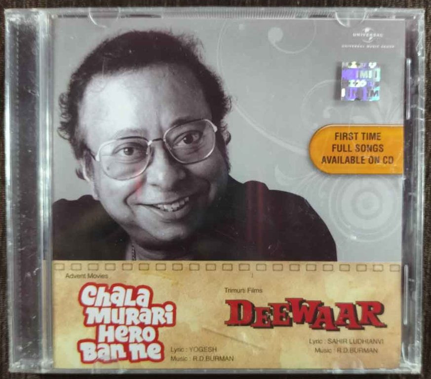 Chala Murari Hero Ban Ne (1977) R.D. Burman / Deewaar (1975) /R.D. Burman Pre-Owned Audio CD