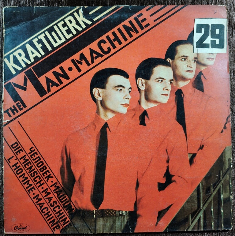 Kraftwerk – The Man-Machine (1978) Various Pre-Owned Capitol Records Vinyl, 12" LP Record