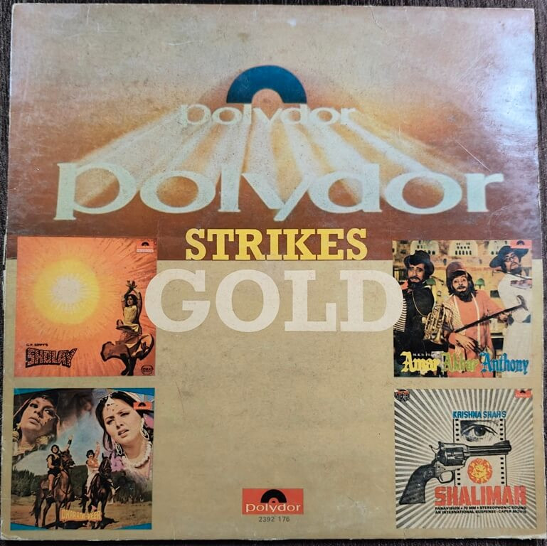 Polydor Strikes Gold (1979) Bollywood OST Compilation Album Pre-Owned Polydor Vinyl, 12" LP Record