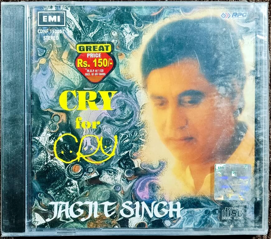 Jagjit Singh - Cry For Cry (1995) Jagjit Singh Pre-Owned EMI-RPG Imported Audio CD