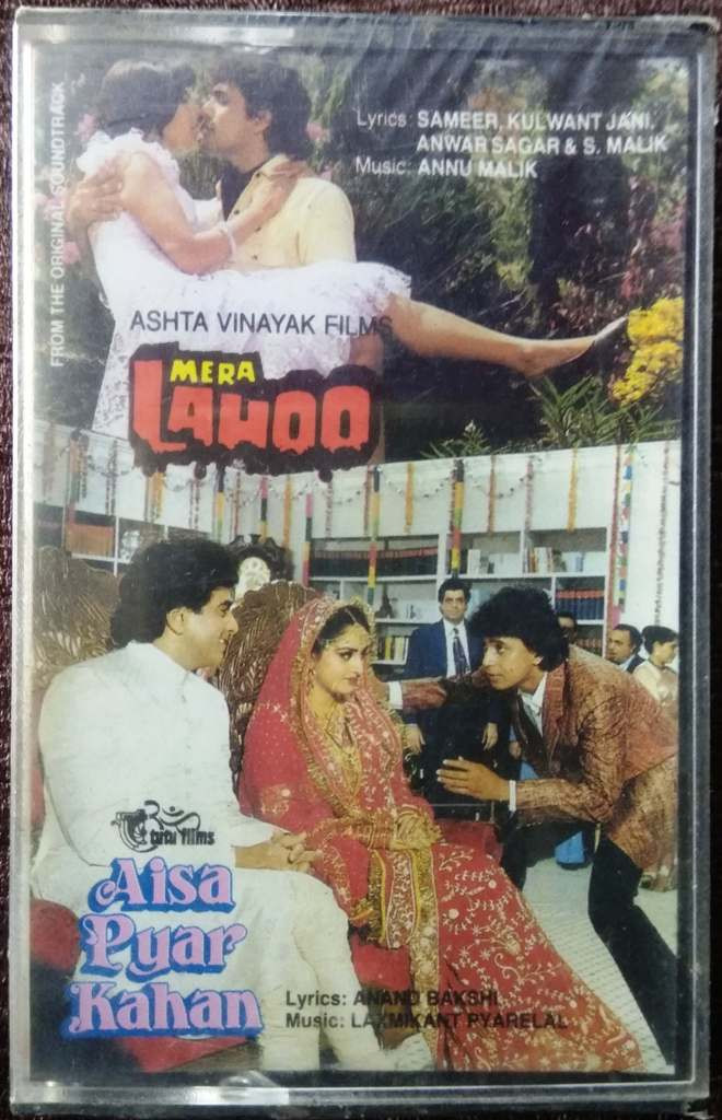 Mera Lahoo (1987) Annu Malik / Aisa Pyar Kahan (1986) Laxmikant Pyarelal Pre-Owned Venus Audio Cassette