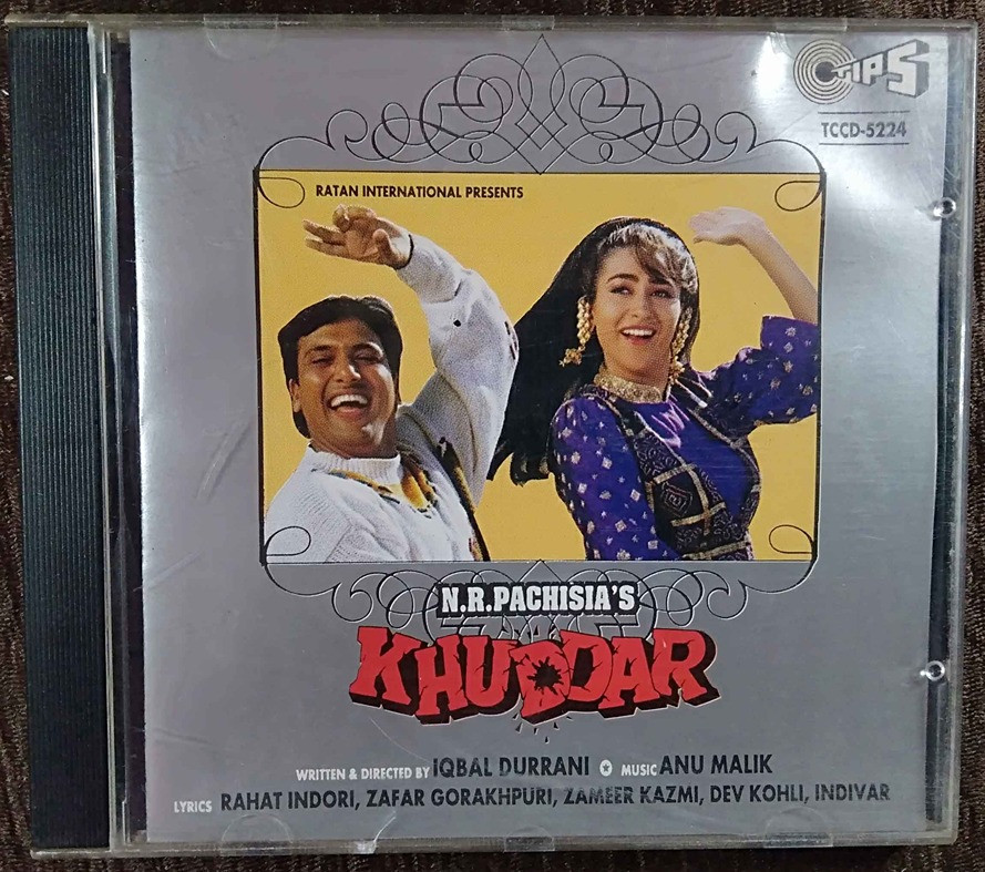 Khuddar (1993) Anu Malik Pre-Owned TIPS Audio CD