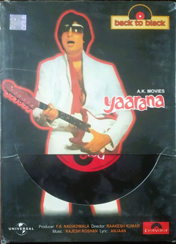 Yaarana (1980) Rajesh Roshan  Pre-Owned Universal Back to Black Special Edition Audio CD