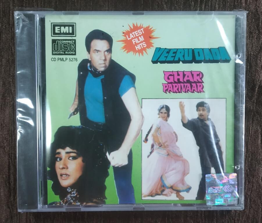 Veeru Dada (1990) Laxmikant-Pyarelal / Ghar Parivaar (1991) Kalyanji-Anandji Pre-Owned EMI Imported Audio CD