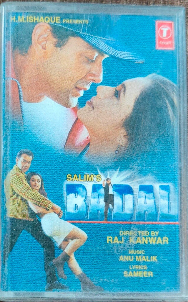 Badal (1999) Anu Malik Hindi OST Pre-Owned T-Series Audio Cassette