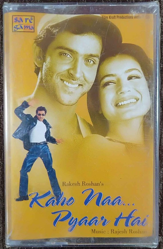 Kaho Naa Pyaar Hai (1999) Rajesh Roshan Pre-Owned HMV, RPG Audio Cassette