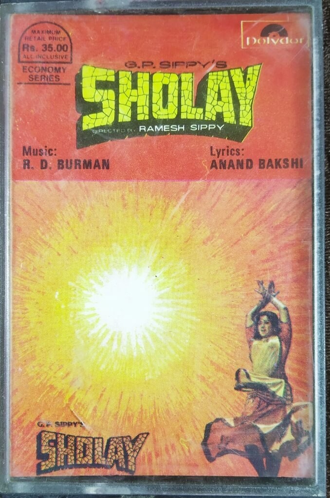 Sholay (1975) R.D. Burman Pre-Owned Music India Audio Cassette