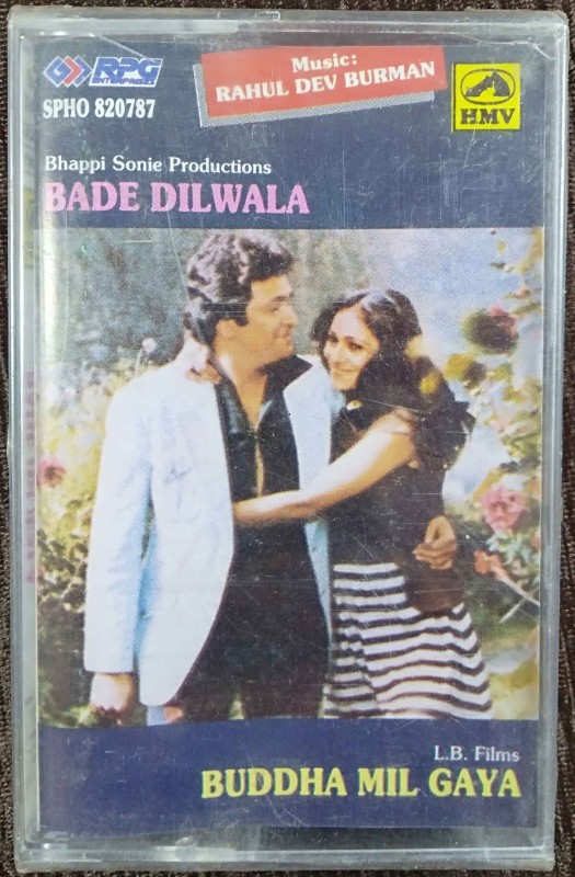 Bade Dilwala (1982) R.D. Burman / Buddha Mil Gaya (1971) R.D. Burman Pre-Owned RPG, HMV Audio Cassette