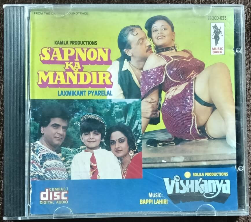Sapnon Ka Mandir (1991) Laxmikant-Pyarelal / Vishkanya (1991) Bappi Lahiri Pre-Owned Melody Imported Audio CD