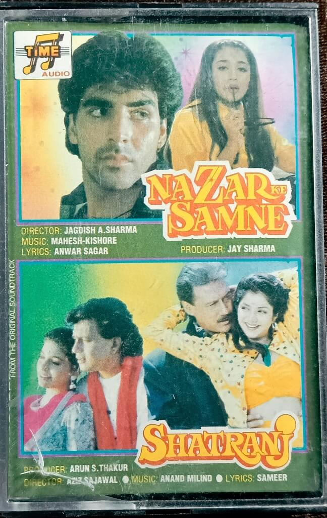 Nazar Ke Samne (1993) Mahesh-Kishore / Shatranj (1993) Anand-Milind Time Audio Cassette