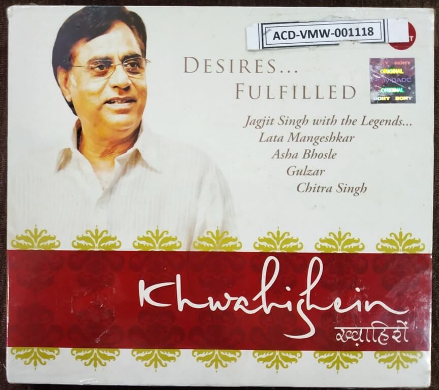 Jagjit Singh - Khwahishein (2008) Pre-Owned Sony Music Double Audio CD