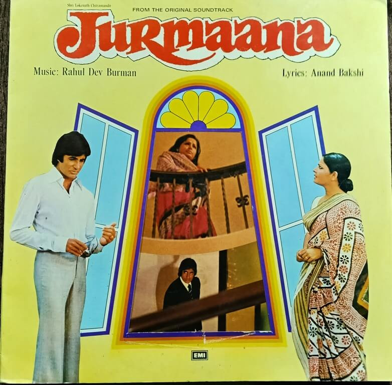 Jurmaana (1978) Rahul Dev Burman Pre-Owned Vinyl, 12" HMV Open Window Bookfold Cover LP Record