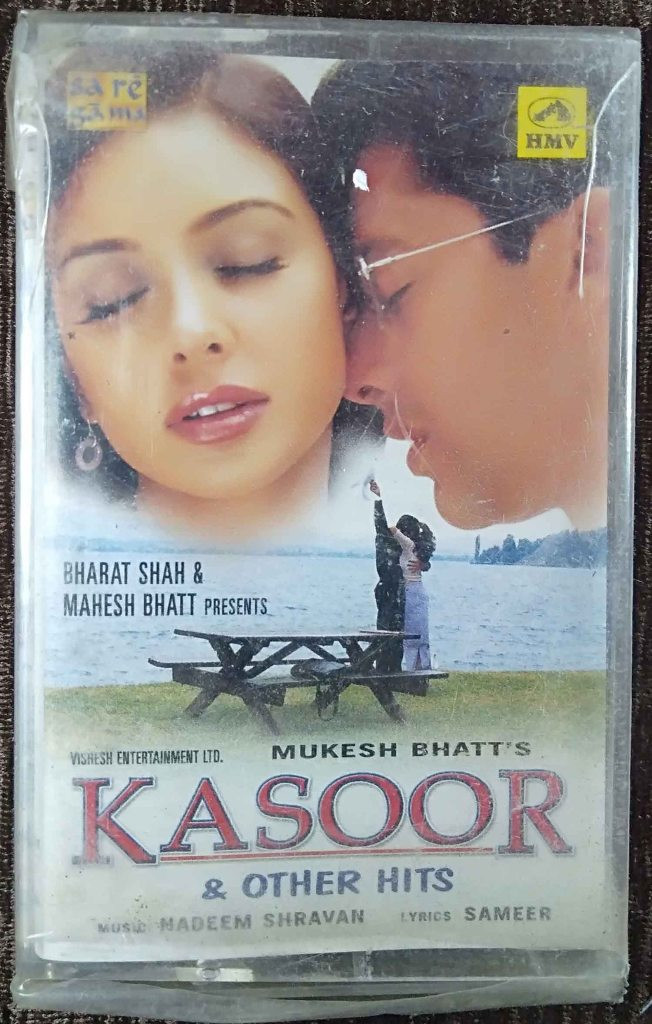 Kasoor & Other Hits (2000) Nadeem-Shravan Pre-Owned SA RE GA MA, HMV, RPG Audio Cassette