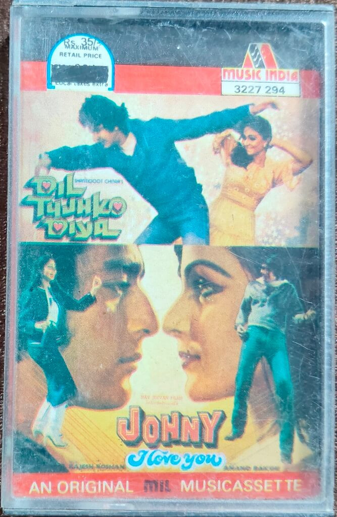 Dil Tujhko Diya (1983) Rajesh Roshan / Johny I Love You (1982) Rajesh Roshan Pre-Owned Music India Audio Cassette