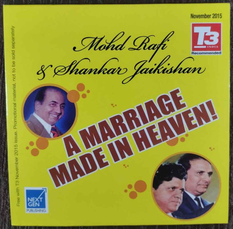 Mohd. Rafi & Shankar-Jaikishan - A Marriage Made In Heaven (2015) Shankar-Jaikishan Pre-Owned SA RE GA MA, T3 India Audio CD