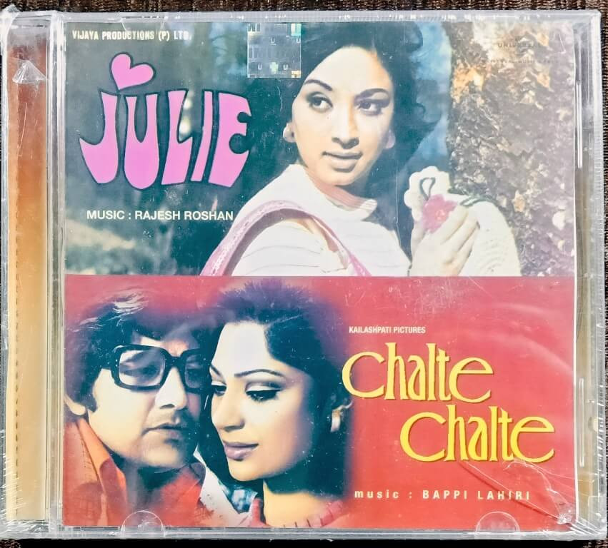Julie (1975) Rajesh Roshan / Chalte Chalte (1974) Bappi Lahiri Pre-Owned Music India Audio CD