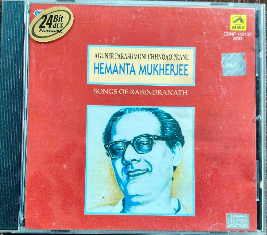 Hemanta Mukherjee – Aguner Parashmoni Chhnoao Prane (1996) Rabindra Sangeet Bengali Modern Song Pre-Owned RPG-HMV Audio CD