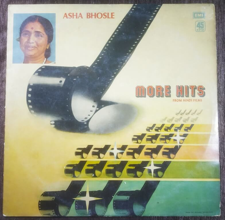 Asha Bhosle – More Hits From Hindi Films (1980) R. D. Burman, O. P. Nayyar, Ravindra Jain, Khayyam & Hemant Bhosle Pre-Owned Vinyl, 12" LP Record