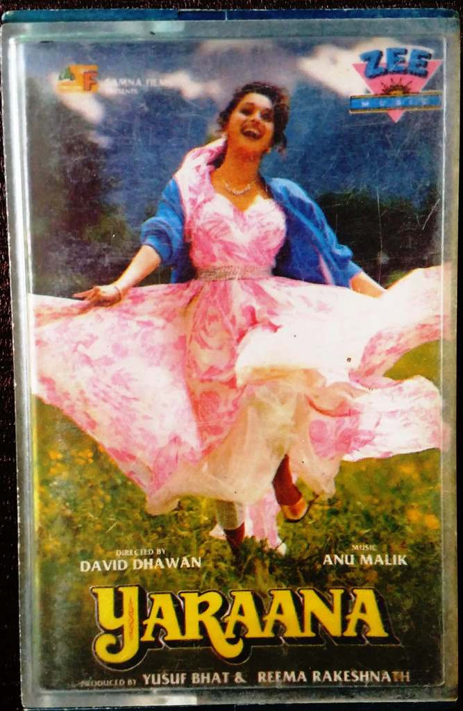Yaraana (1995) Anu Malik Pre-Owned Zee Music Audio Cassette