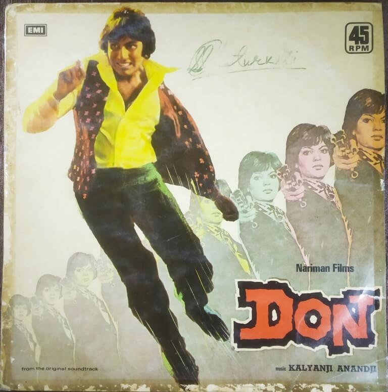 Don (1977) Kalyanji Anandji Pre-Owned Vinyl, 12" LP Record