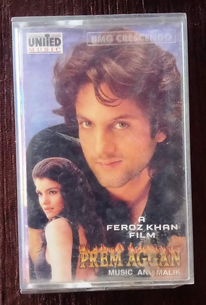 Prem Aggan (1998) Anu Malik Pre-Owned United Music, Bmg Crescendo Audio Cassette