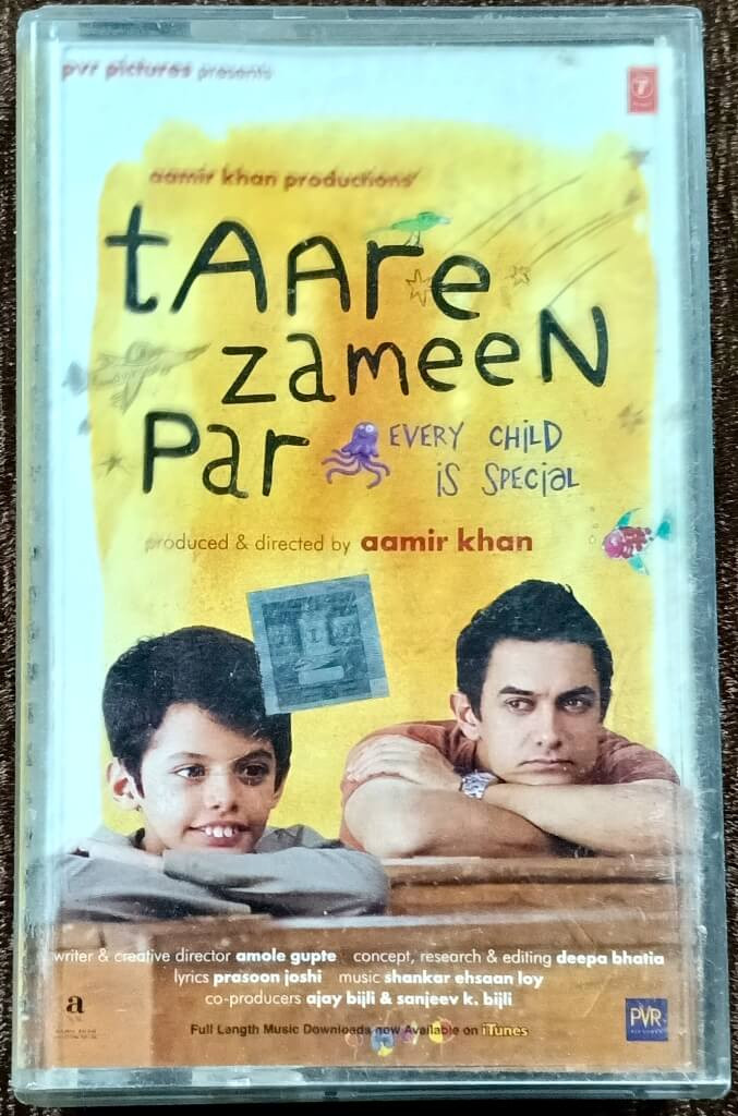 Taare Zameen Par (Every Child Is Special) (2007) Shankar Ehsaan Loy Pre-Owned T-Series Audio Cassette