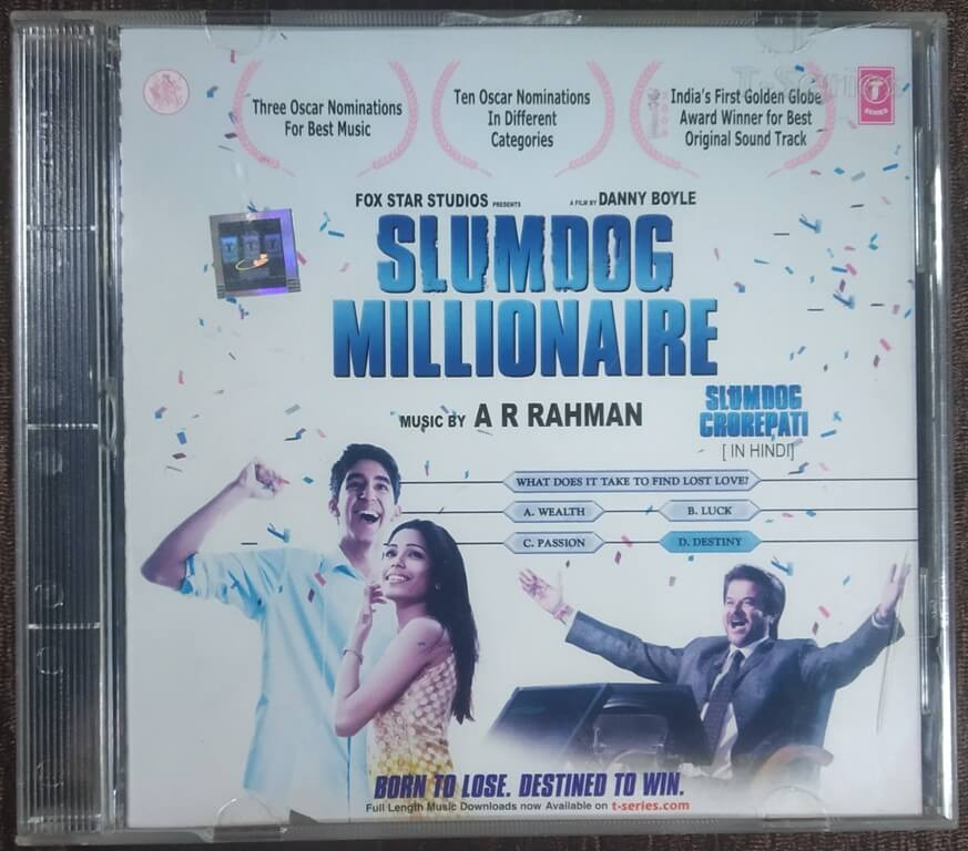 Slumdog Millonaire (2009) A.R. Rahman Pre-Owned T-Series Audio CD