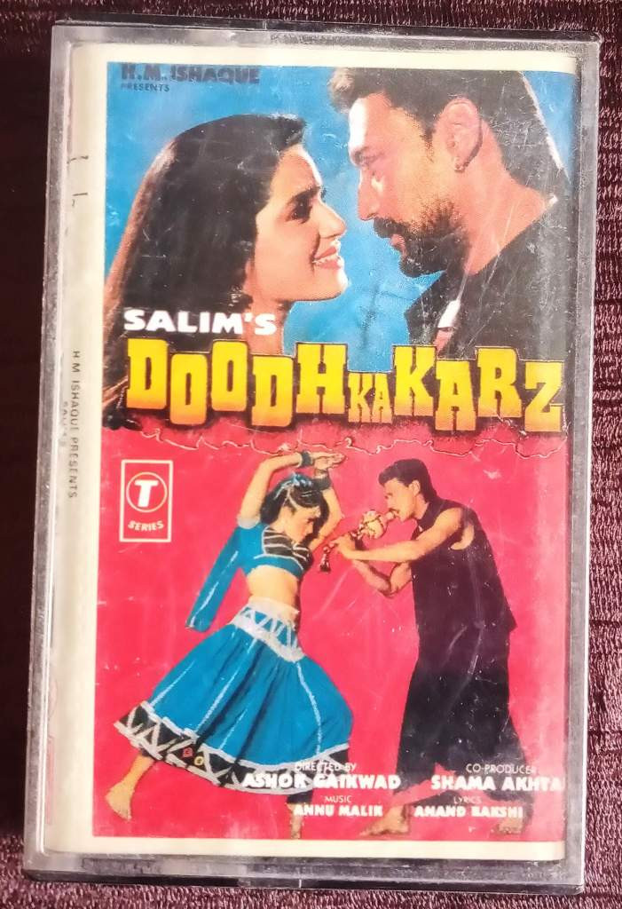 Doodh Ka Karz (1990) Annu Malik Pre-Owned T-Series Audio Cassette