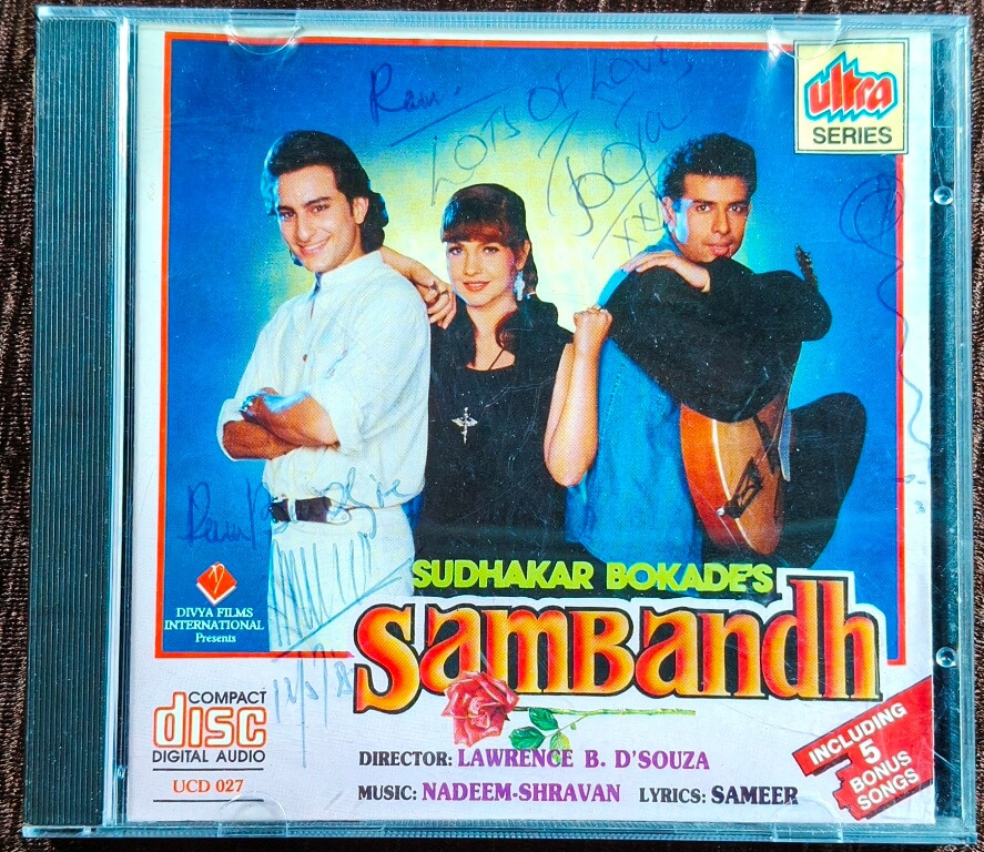 Sambandh (1995) Nadeem-Shravan Pre-Owned Ultra Series Audio CD