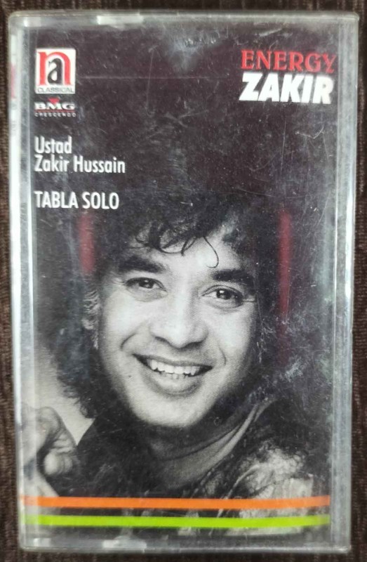 Ustad Zakir Hussain - Tabla Solo - Energy (2000) Pre-Owned Bmg Crescendo Audio Cassette