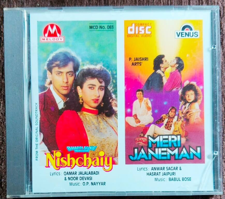 Nishchaiy (1992) O.P. Nayyar / Meri Janeman (1992) Babul Bose  Pre-Owned Melody, Venus Imported Audio CD