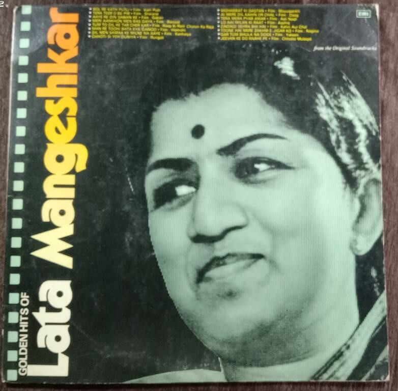 Lata Mangeshkar – Golden Hits Of Lata Mangeshkar (1983) Compilation music by Shankar-Jaikishan Pre-Owned Vinyl, 12" HMV LP Record