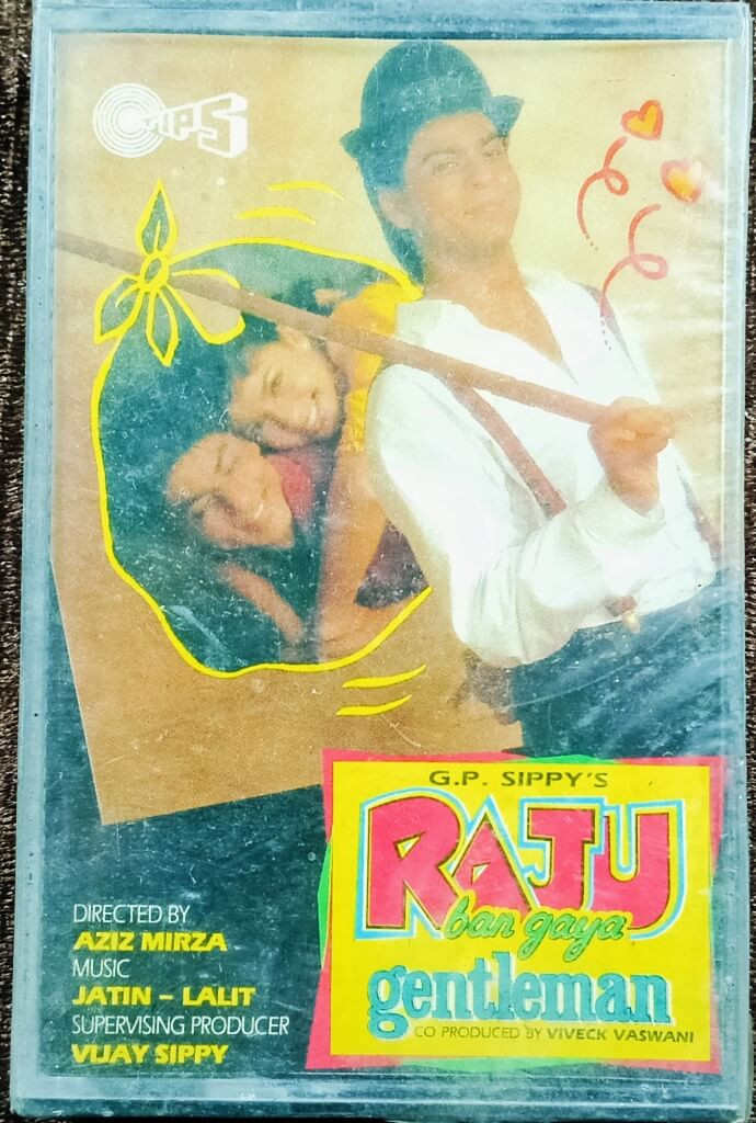 Raju Ban Gaya Gentleman (1992) Jatin-Lalit Pre-Owned Tips Audio Cassette