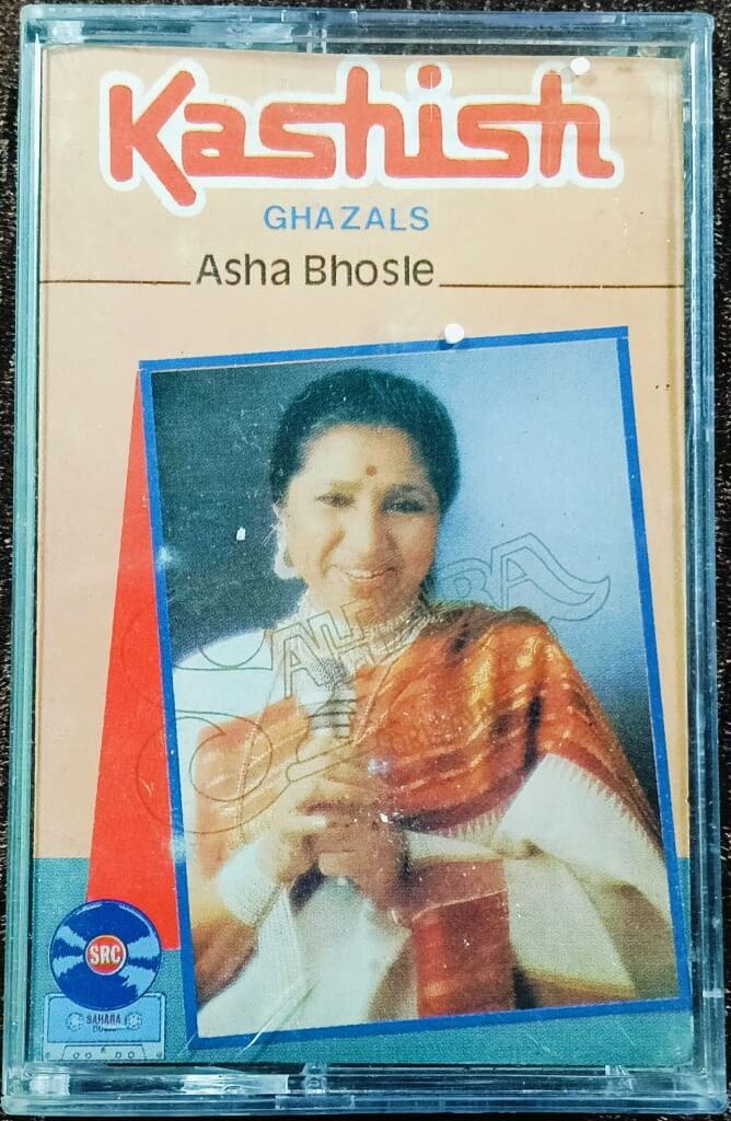 Asha Bhosle - Kashish - Ghazals By Asha Bhosle (1988) Nazar Hussain, Master Abdullah, Mohsin Raza Pre-Owned Sony Audio Cassette