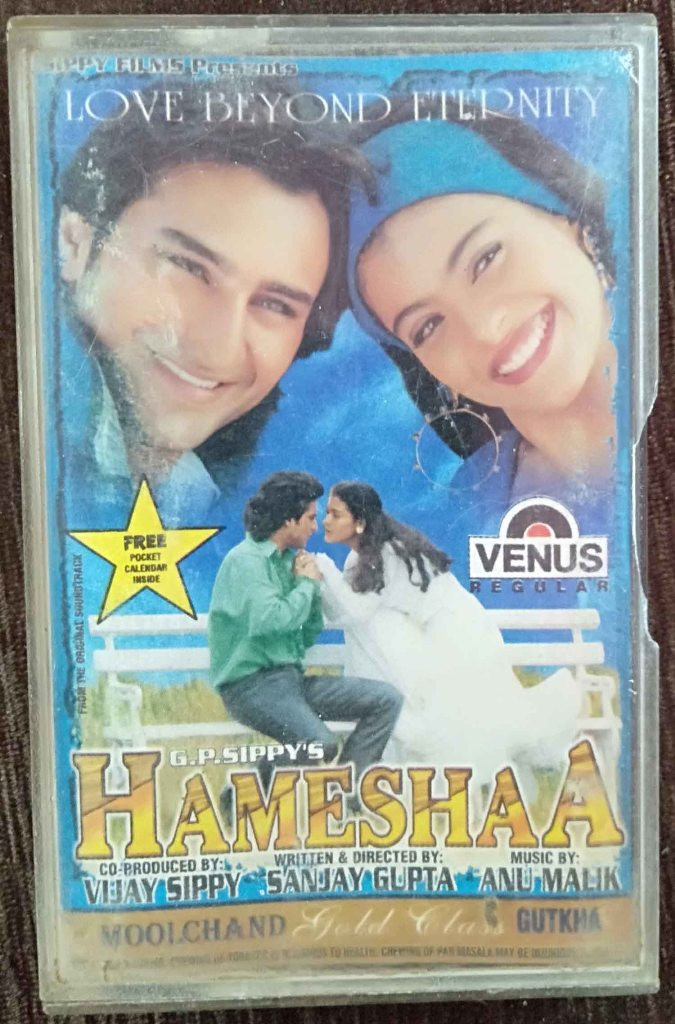 Hameshaa (1997) Anu Malik, Salim-Sulaiman Pre-Owned VENUS Audio Cassette