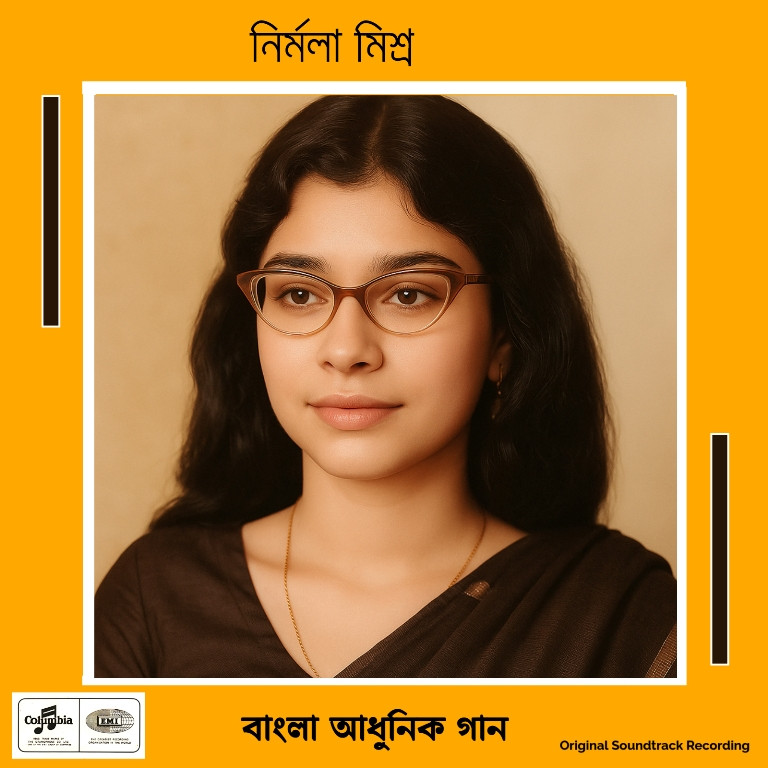 Nirmala Misra - Bengali Modern Song (1969) Ratu Mukhopadhyay Pre-Owned Vinyl, 7" SP Record