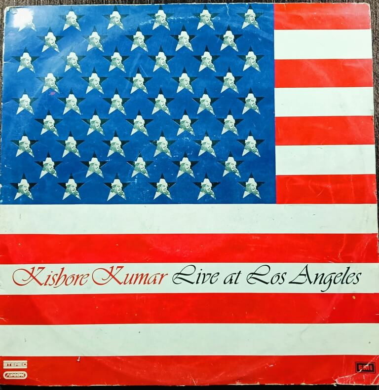 Kishore Kumar – Live At Los Angeles (1979) Kishore Kumar Pre-Owned HMV Vinyl 12" Double LP Record Set