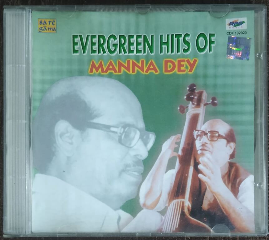 Manna Dey - Evergreen Hits Of Manna Dey (1988) Pre-Owned Compilation Saregama Audio CD