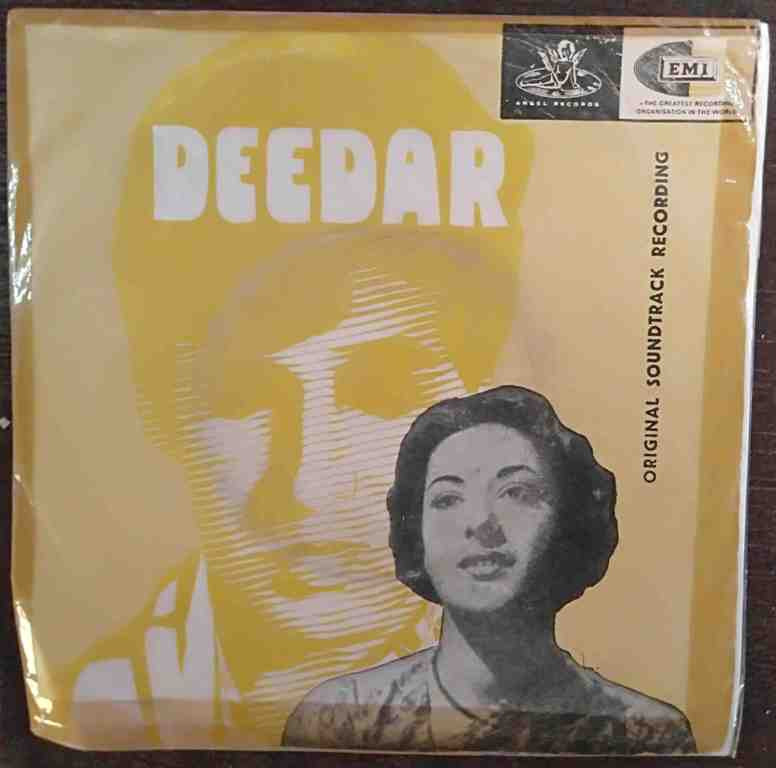 Deedar (1951) Naushad Pre-Owned Vinyl, 7" EP Record