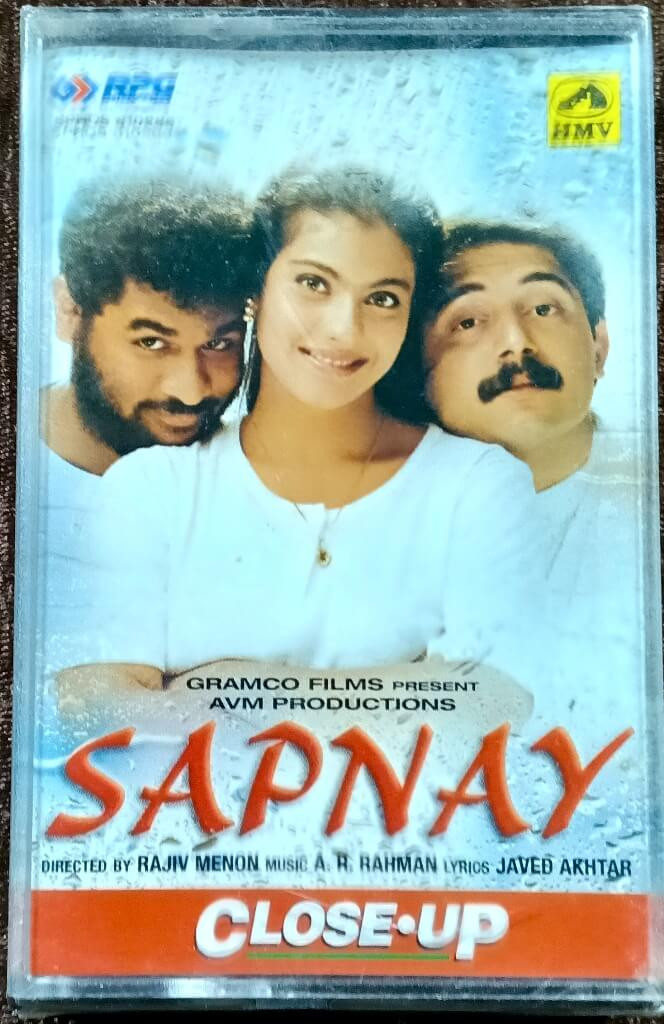 Sapnay (1997) A.R. Rahman Pre-Owned HMV-RPG Audio Cassette